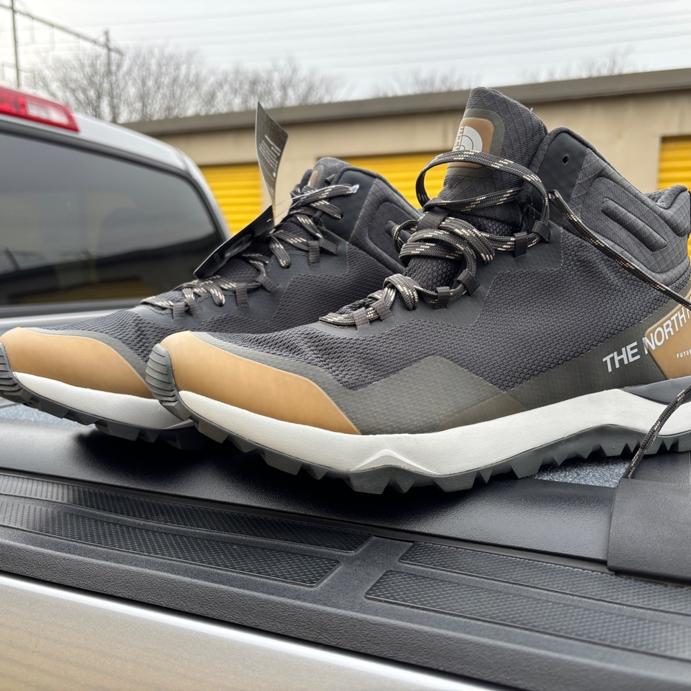 The North Face Men's Black and Tan Shoes